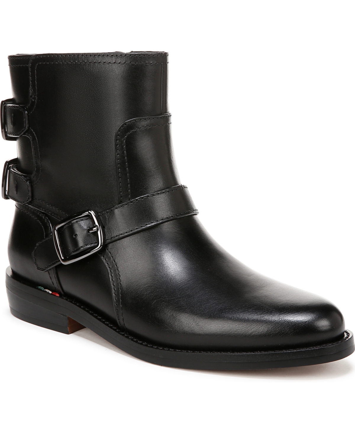 Franco Sarto Women's Prina Block Heel Moto Ankle Boots