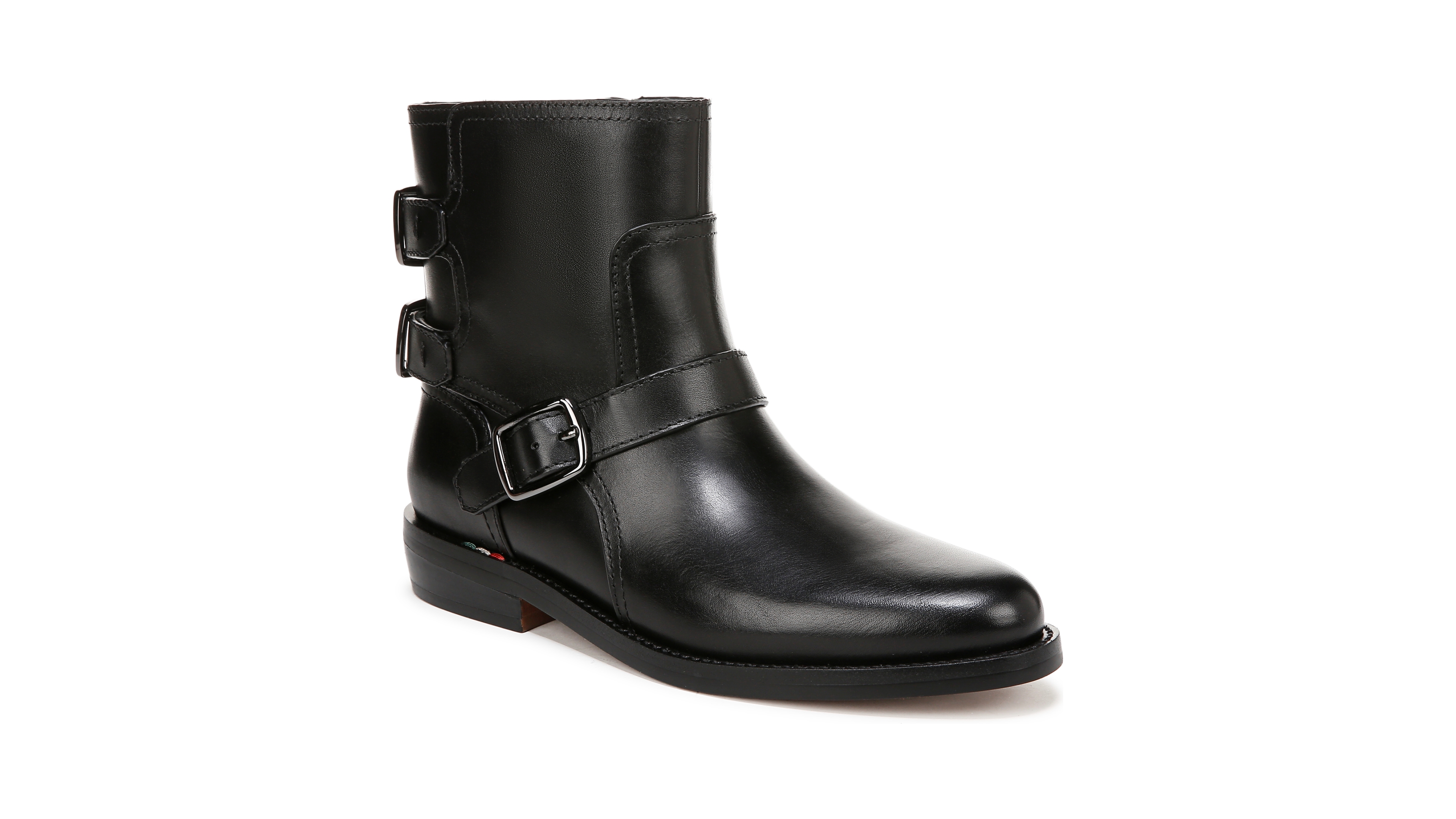 Franco Sarto Women's Prina Block Heel Moto Ankle Boots