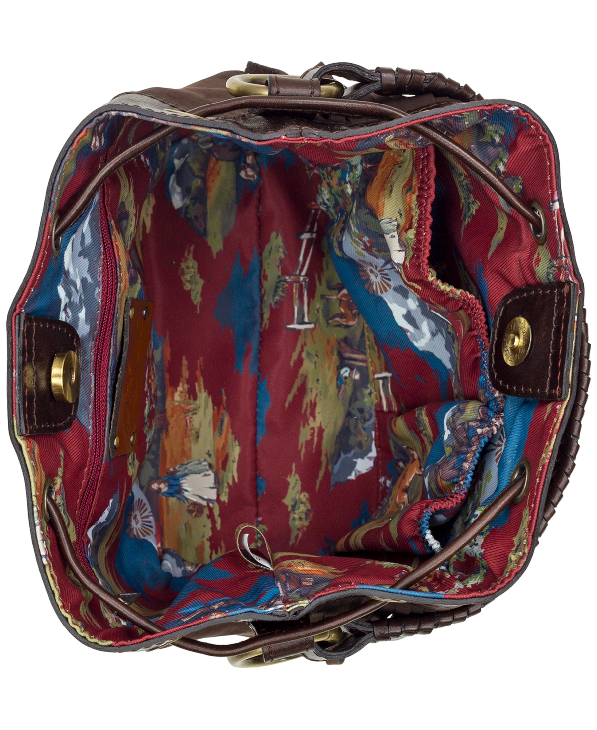 Patricia Nash Elisa Leather Bucket Bag