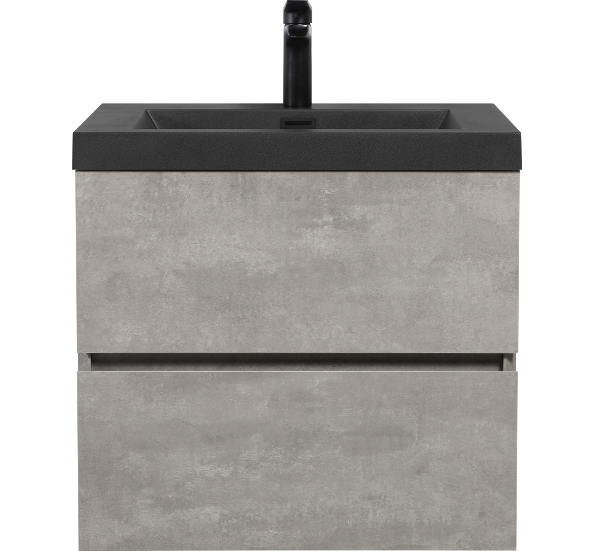 Wall-Mounted Floating Vanity with Quartz Top