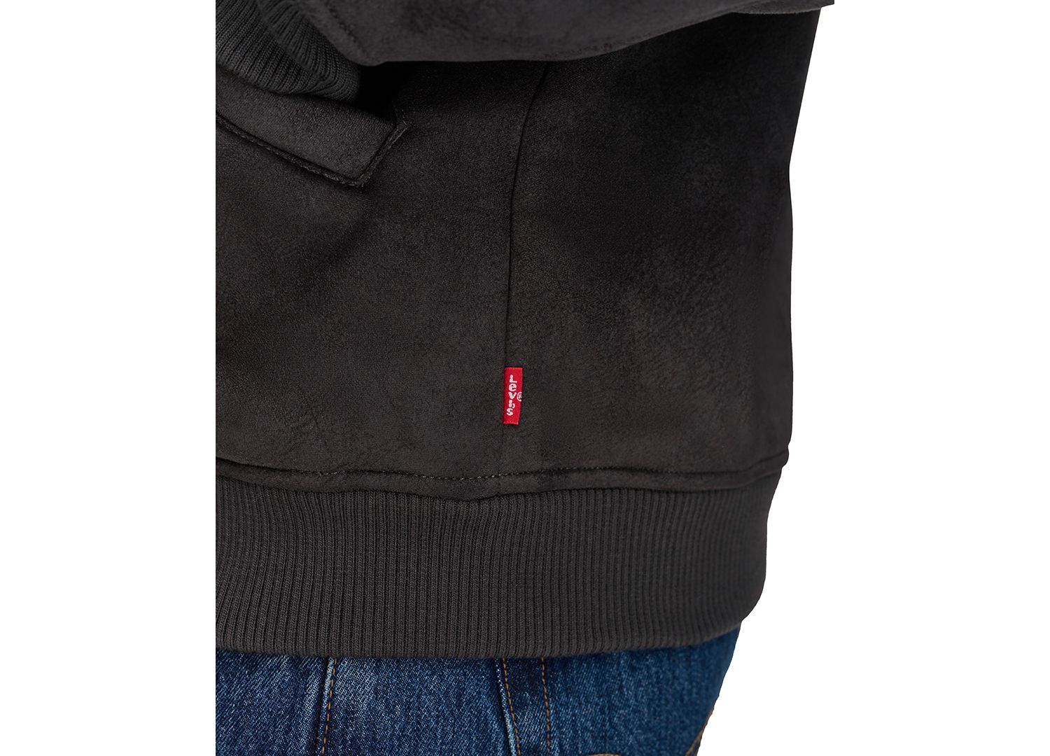 Men's Faux-Shearling Full-Zip Bomber Jacket