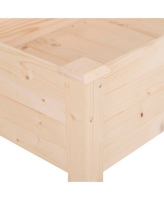 Elevated Garden Bed with Self-Draining Liner