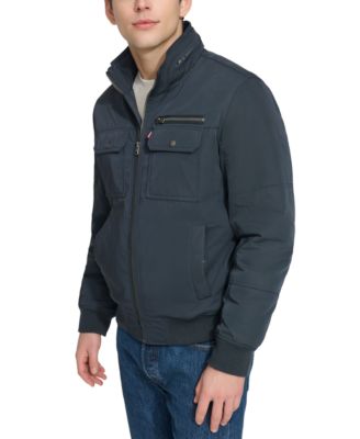 Men's Twill Stand-Collar Jacket
