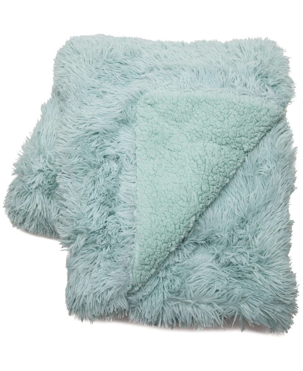 Chanasya Premium Blanket & Pillow Cover - Long Faux Fur Fuzzy Sherpa (50