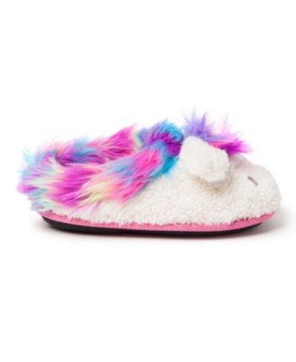 Kids Peyton Novelty Unicorn Fuzzy Slipper