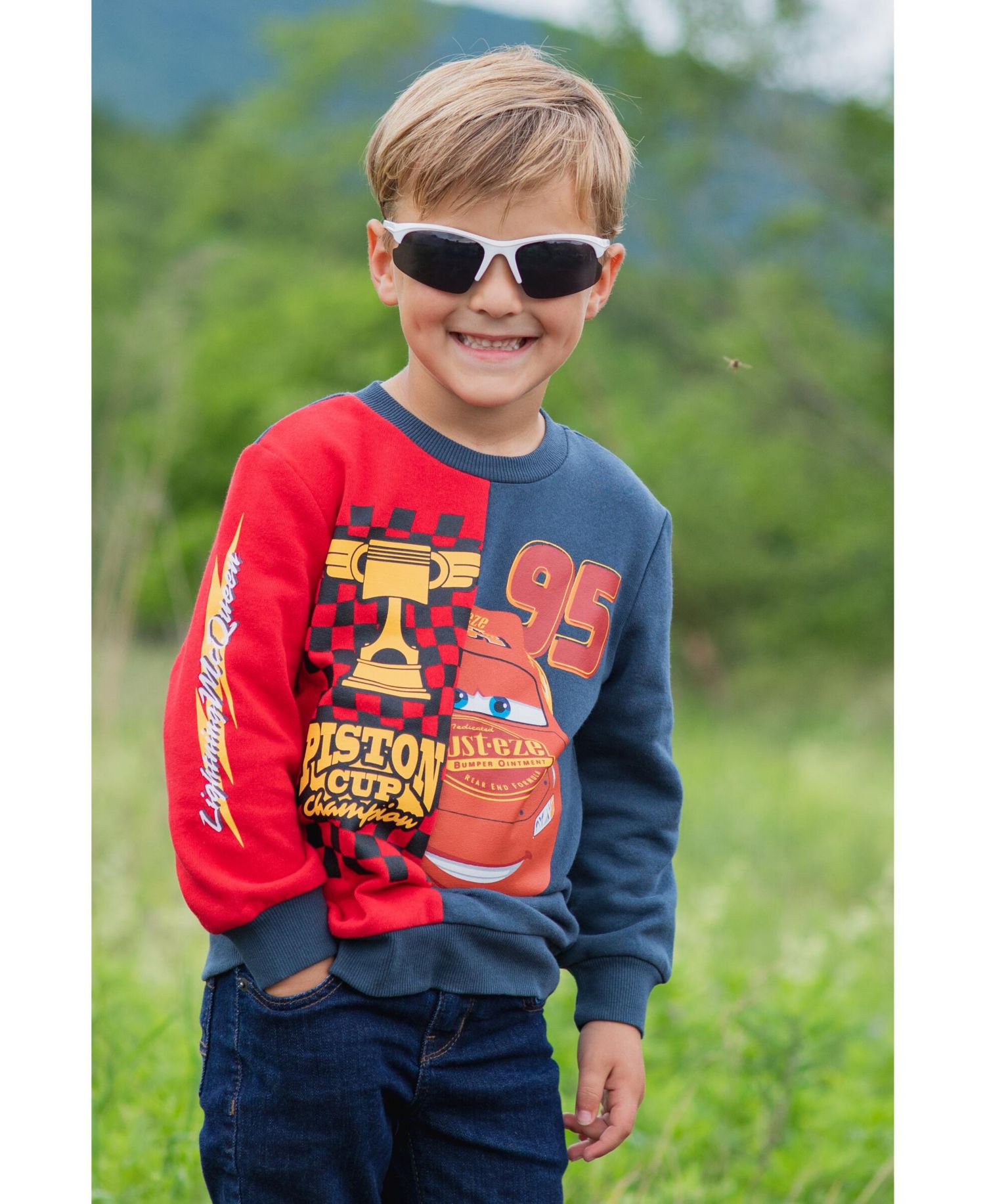 Boys Lion King Mickey Mouse Cars Toy Story Sweatshirt to (2T - 18-20)