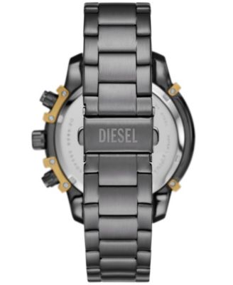 Men's Griffed Quartz Chronograph Gunmetal Stainless Steel 48mm