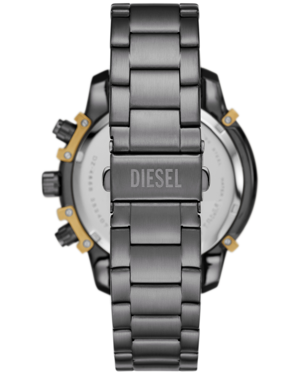 Diesel Men's Griffed Quartz Chronograph Gunmetal Stainless Steel 48mm In Gunmetal