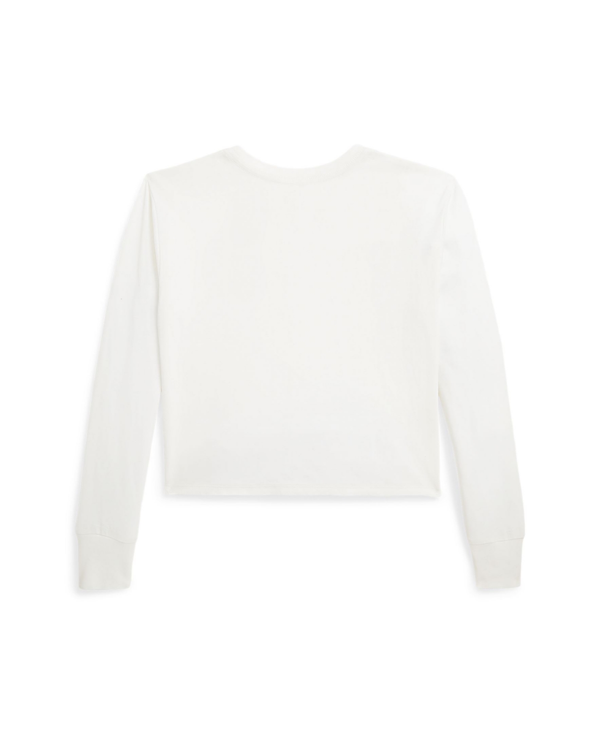 Polo Ralph Lauren Big Girls Logo Cotton Boxy Long-Sleeve Tee