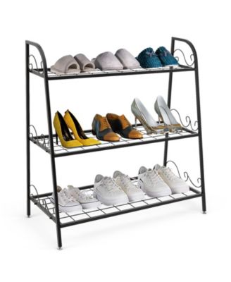 3-Tier Metal Plant Stand Shelf Display Rack for Plants Shoes Flowerpot