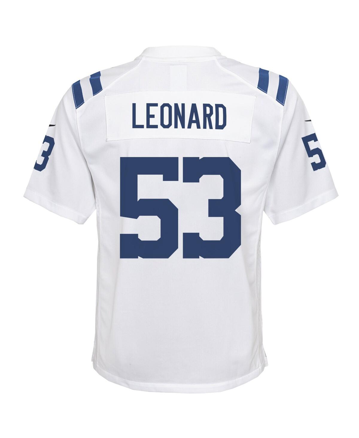Nike Big Boys and Girls Shaquille LeonardIndianapolis Colts Game Jersey - White