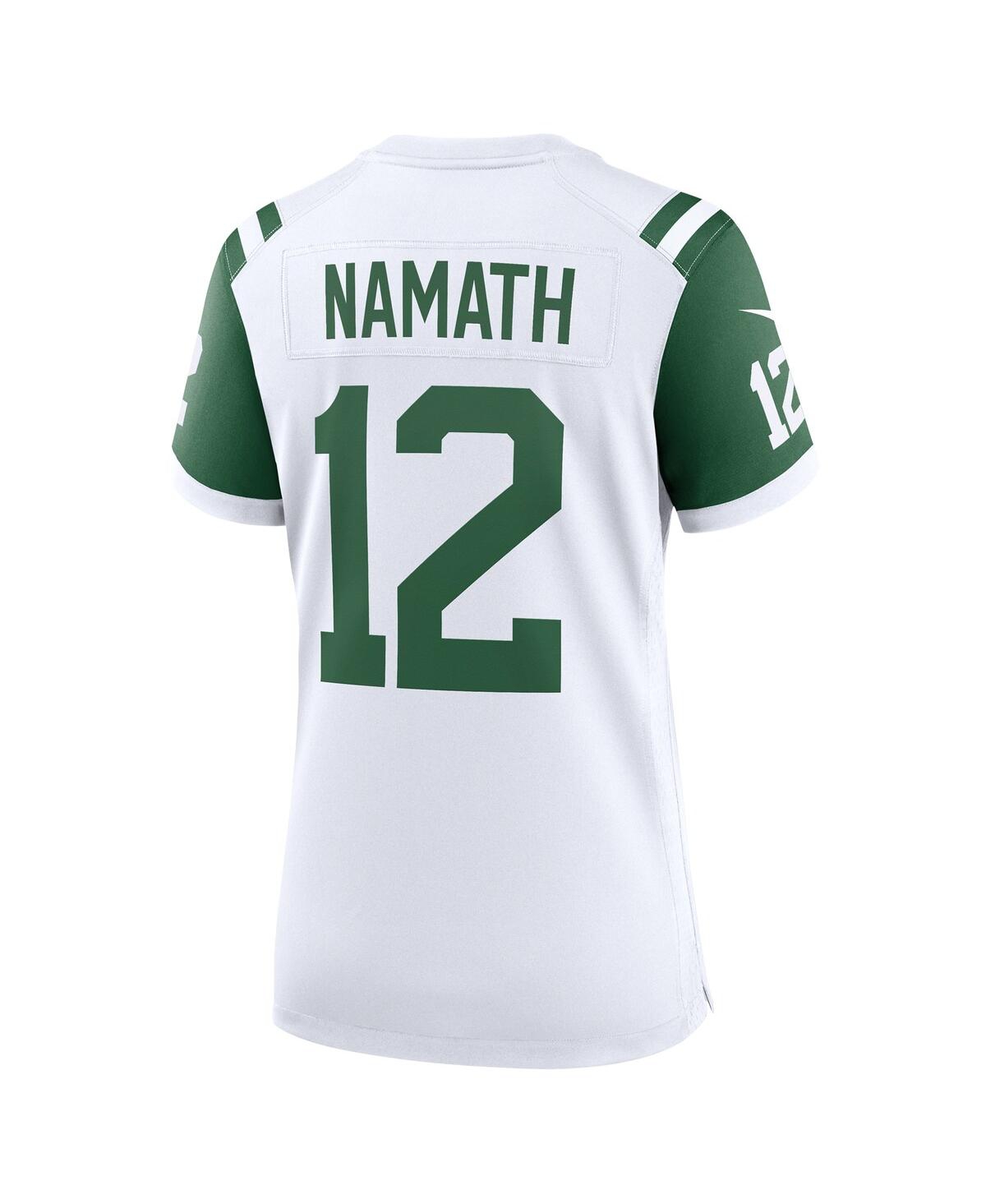 Nike Women's Joe NamathNew York Jets Classic Alternate Retired Player Game Jersey - White