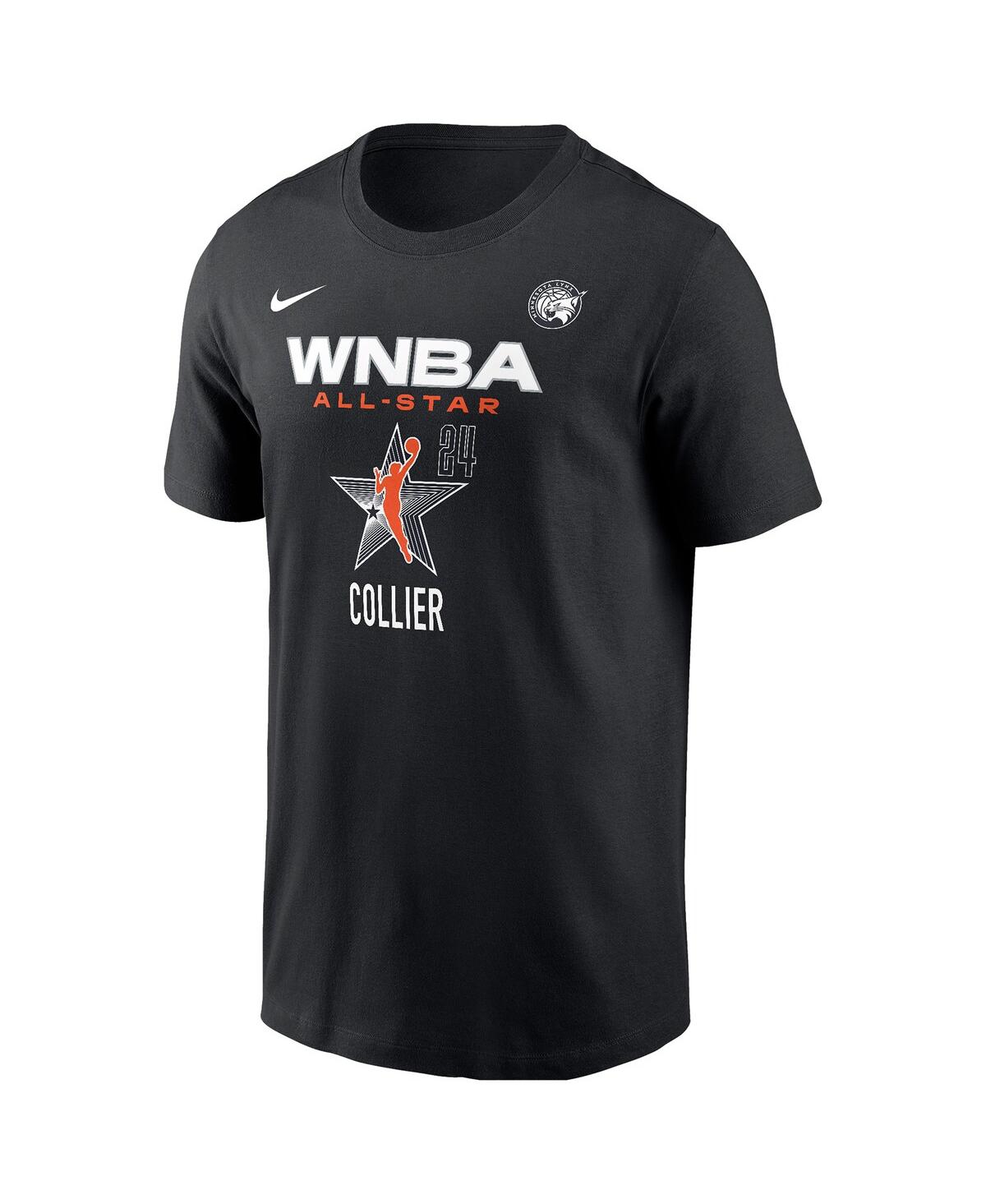 Nike Big Boys And Girls Napheesa Collier Black 2024 Wnba All-star Game Name Number T-shirt In Black