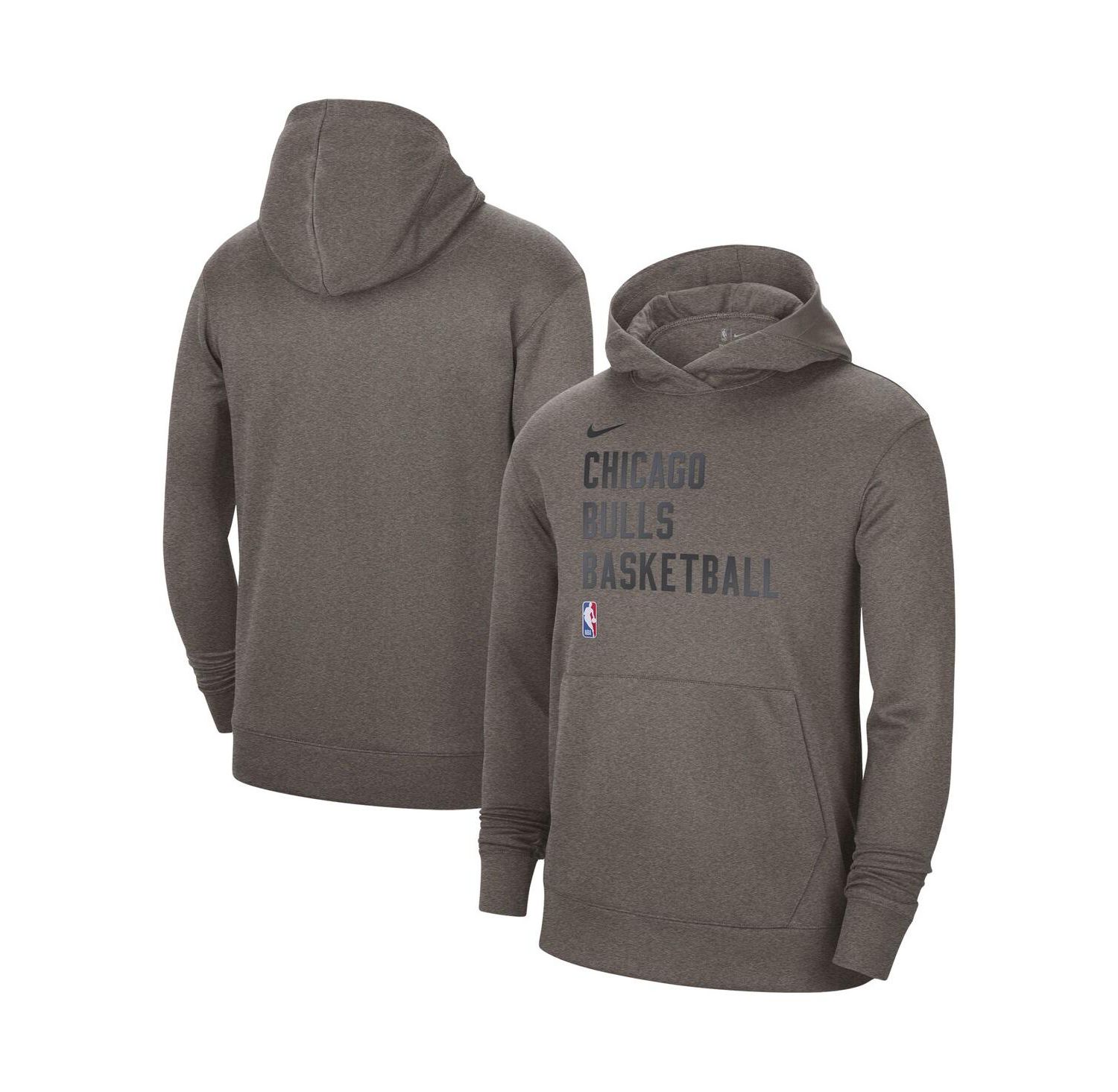 Men's and Women's Olive Chicago Bulls 2023/24 Performance Spotlight On-Court Practice Pullover Hoodie
