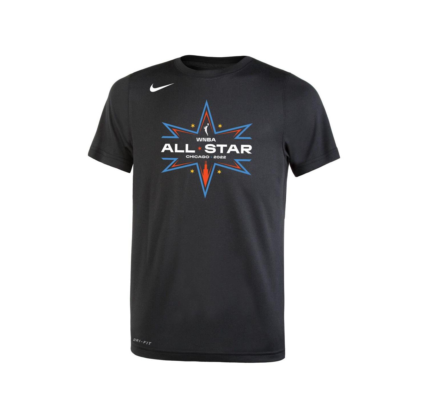 Big Boys and Girls Black 2022 WNBA All-Star Game Logo Legend Performance T-Shirt