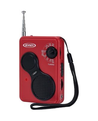 Jensen JEP-100 Am/Fm Weather Band Radio With Flashlight - Macy's