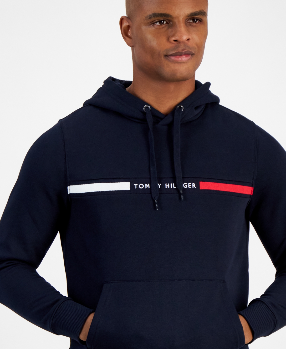 Tommy Hilfiger Men's Chest Logo Hoodie