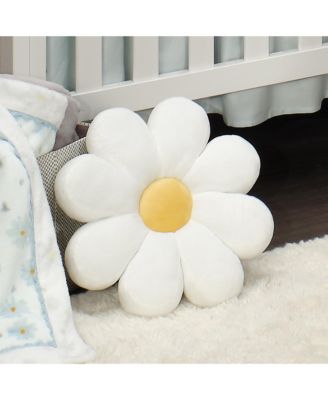 Sweet Daisy White Flower Decorative Pillow Plush Stuffed Toy