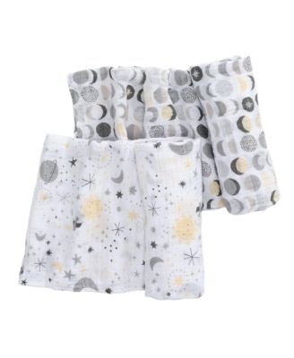Bedtime Originals Celestial Cotton Muslin Swaddle Blankets 2-Pack