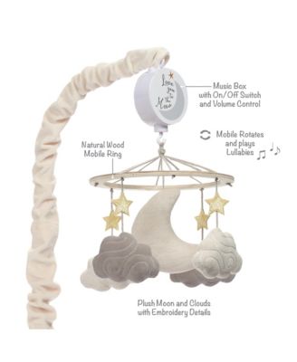 Goodnight Moon Musical Baby Crib Mobile Soother Toy - Stars/Clouds