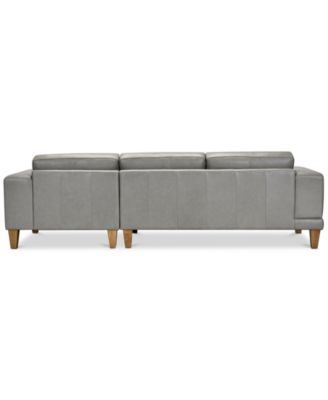 Niebee 2-Pc. Leather Sectional, Created for Macy's