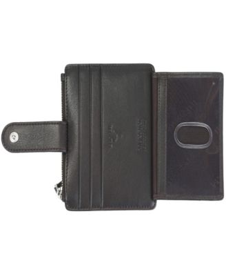 Women's Croco2 RFID Secure Card Case Wallet