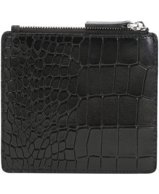 Women's Croco2 RFID Secure Card Case Wallet