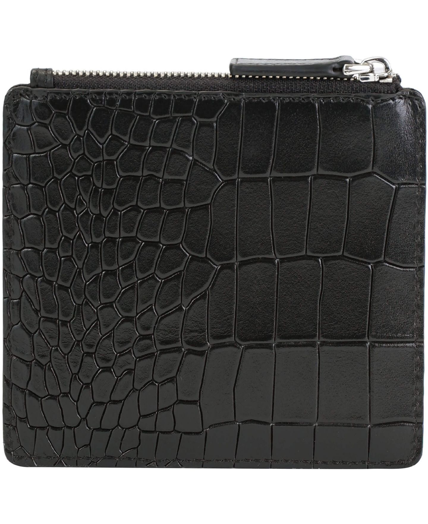 Женский кошелёк-картхолдер Mancini Croco2 с RFID-защитой, цвет: Коричневый — фото 7
