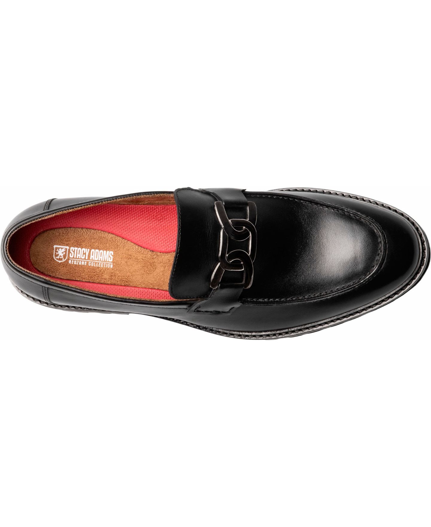 Мужские туфли Stacy Adams Hale Moc Toe Bit Slip On Loafer, цвет: Чёрный — фото 6