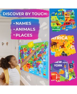 Educational Interactive Poster for Toddlers 3-5