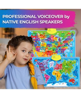 Educational Interactive Poster for Toddlers 3-5