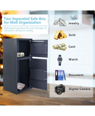 2 Doors Digital Safe Box