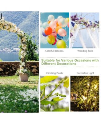 8 Feet 4 Inch High Gothic Steel Rose Arch