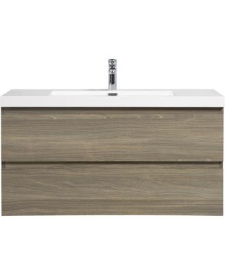 42" Floating Bathroom Vanity with Resin Sink