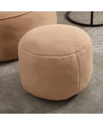 High-Pressure Foam Bean Bag Sofa with Footrest