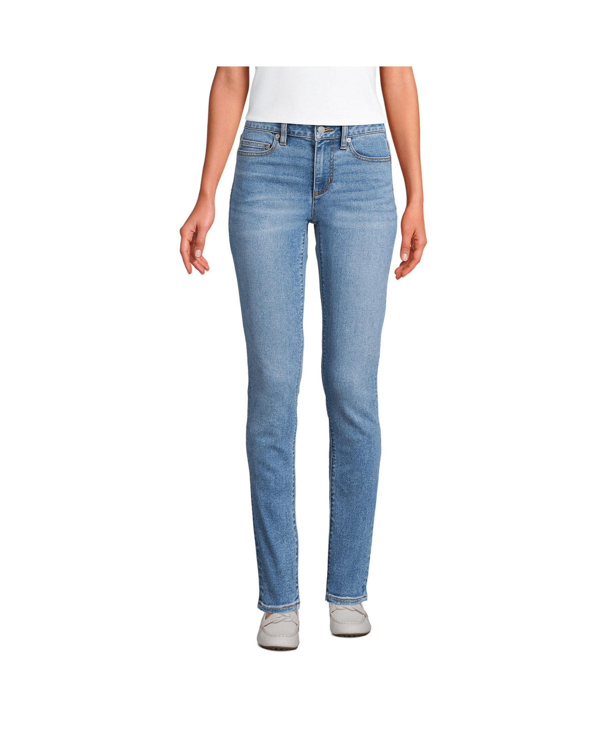 Women's Recover Denim Mid Rise Slim Leg Jeans - Beau blue