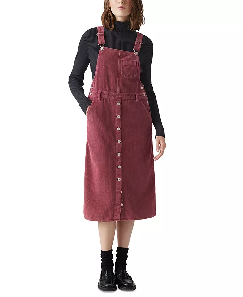 lev's&reg; women's tico sleeveless cotton jumper dress