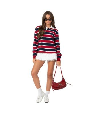 Womens Lacey Ruffled Bloomer Skort