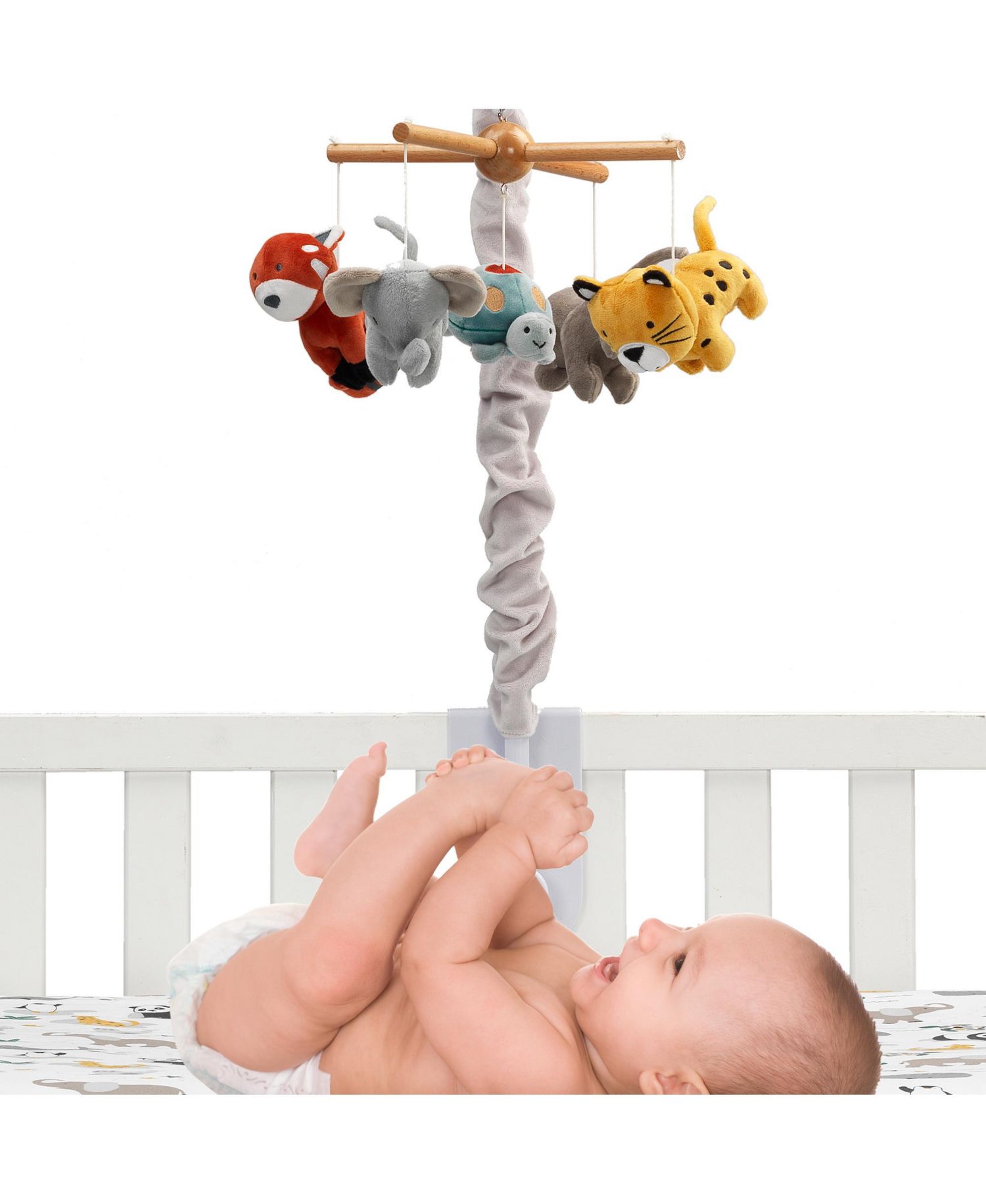 Wild Life Musical Rotating Crib Mobile