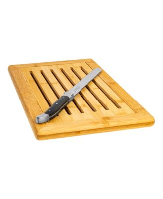 Laguiole 2 Piece Pakkawood Bread Knife with Bread Board