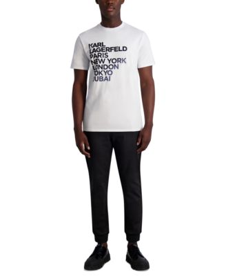 КАРЛ ЛАГЕРФЕЛЬД ПАРИЖ KARL LAGERFELD PARIS Мужские клетчатые брюки для бега трусцой 19890₽