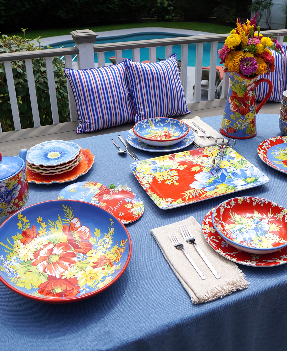 Certified International Blossom Set Of 4 Soup Bowls In Miscellaneous