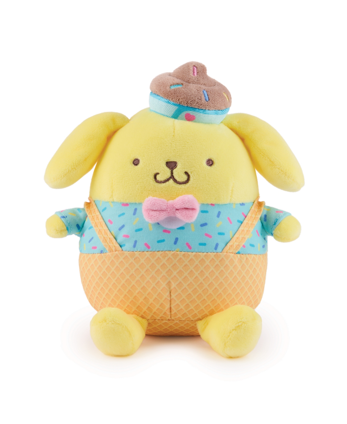 Hello Kitty Gund Sanrio Ice Cream Pompompurin Plush, 6" In Multi Color