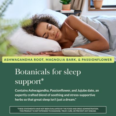 SleepThru – Sleep support with Ashwagandha, Magnolia, Passionflower & Jujube. 60 capsules (30-day supply).