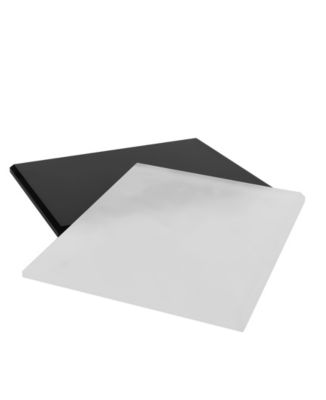 Modern Solid Crystal Tray, 14'' x 10''