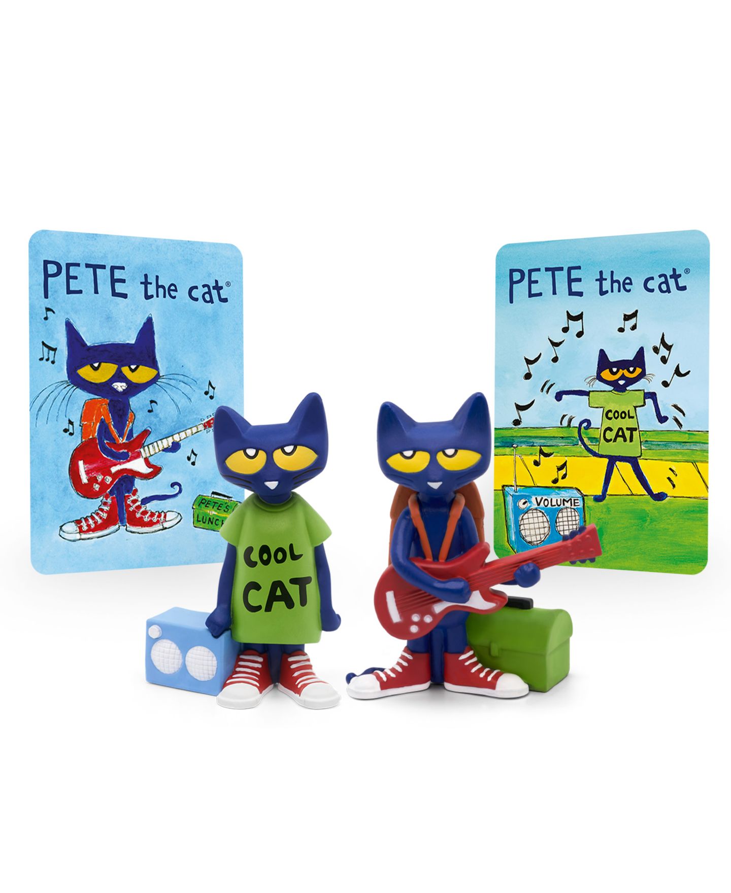 Детские фигурки Tonies Pete the Cat and Pete the Cat Rock on Figurine, 2 Pack — фото 7