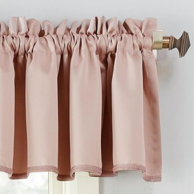 Grant Room Darkening Rod Pocket Curtain Valance