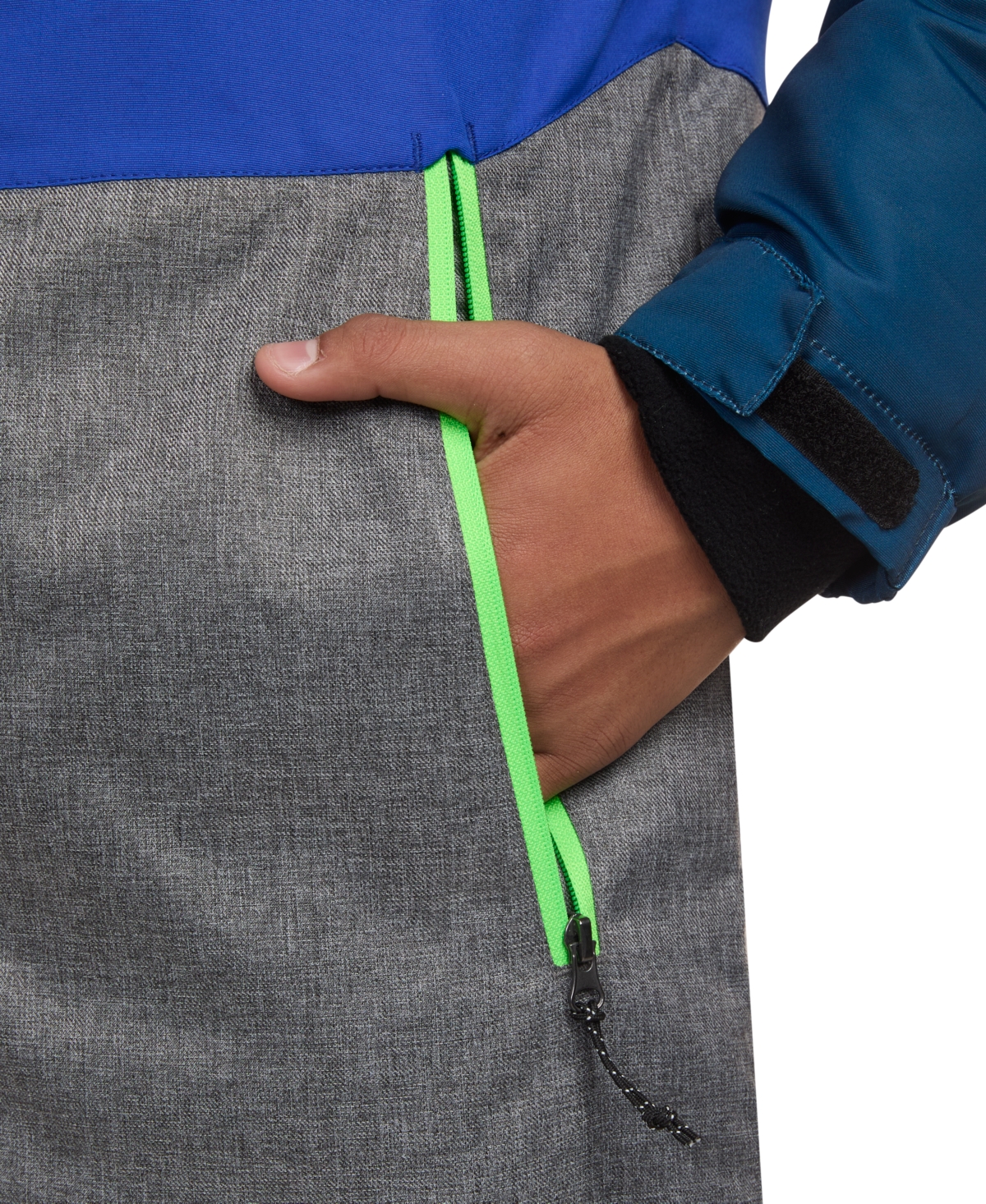 Hurley Big Boys Colorblocked Snowboard Jacket