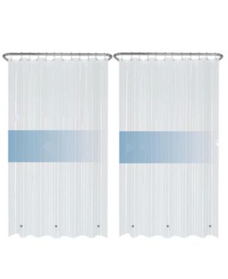 72 W X 72 H Frosted 8g Peva Shower Curtain 2 Pack