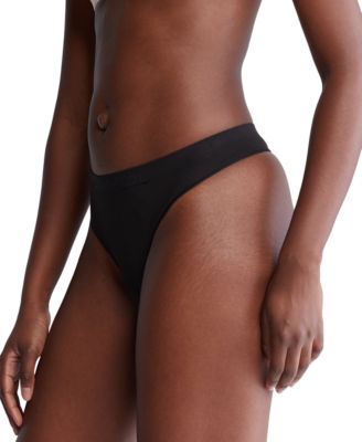 Women's Bonded Flex Mid-Rise Thong 3 Pack QD5211
